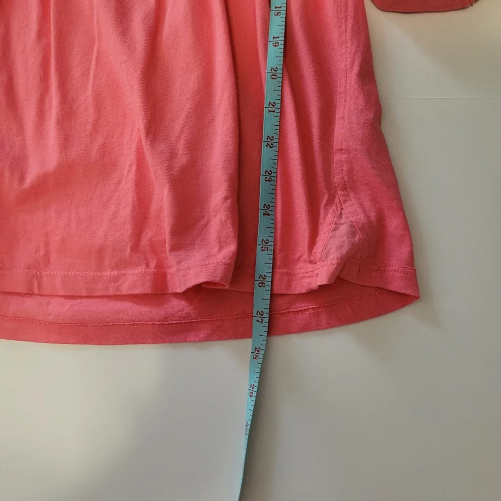 Charter Club Women's Size Medium Top 3/4 Sleeve Roll Tab Sleeve High-low hem - Picture 4 of 10